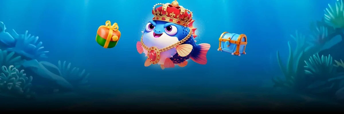 Fugu Casino – bekrönter Kugelfisch als Maskottchen der Unterwasserwelt-Plattform
